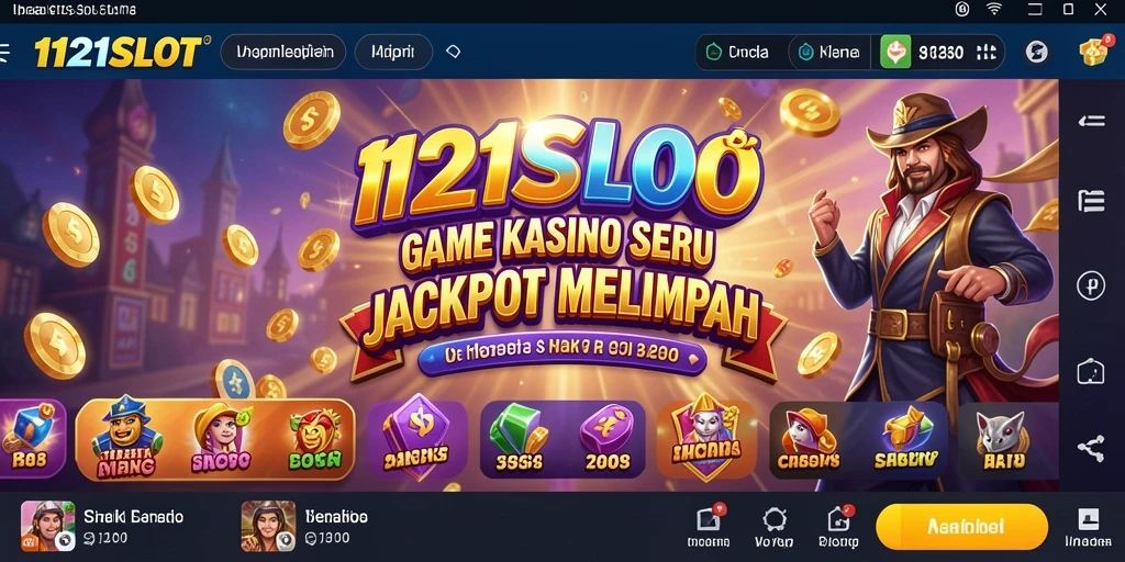 Gameplay seru dari 1121SLOT menampilkan peluang menang yang menggiurkan.