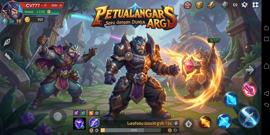 Tampilan gameplay seru dan mendebarkan di CV777.
