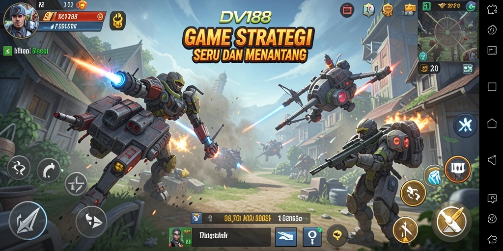 Tampilan gameplay DV188 yang memukau dan strategis.