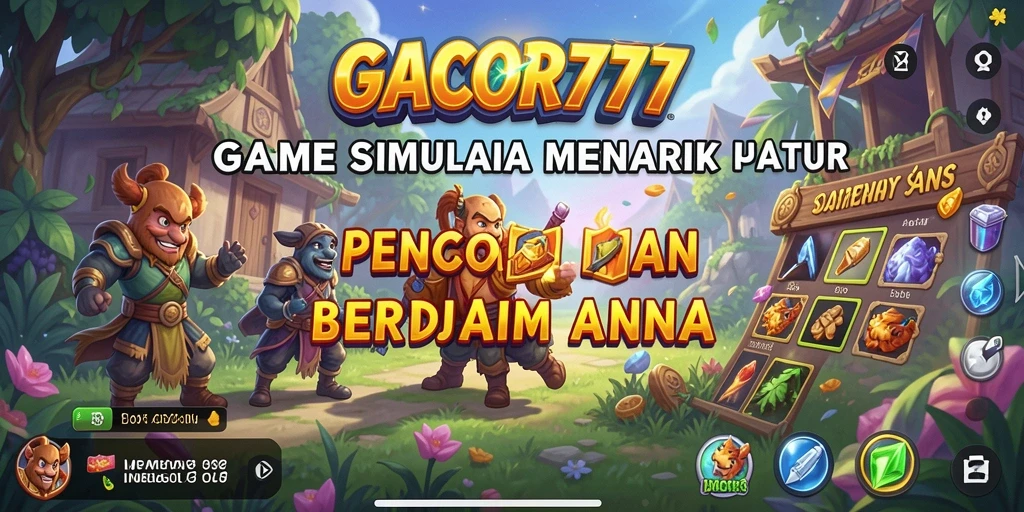 Screenshot gameplay GACOR777 yang menampilkan suasana simulasi yang realistis.