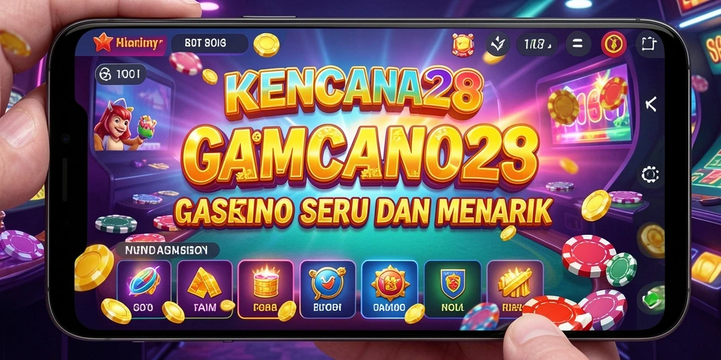 Menampilkan gameplay seru dari aplikasi kasino KENCANA28.