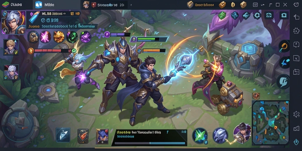 Screenshot gameplay @ MLBB8 menampilkan taruhan olahraga yang mendebarkan.