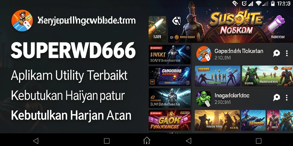 Screenshot SUPERWD666 menampilkan fitur pengingat yang mudah digunakan.