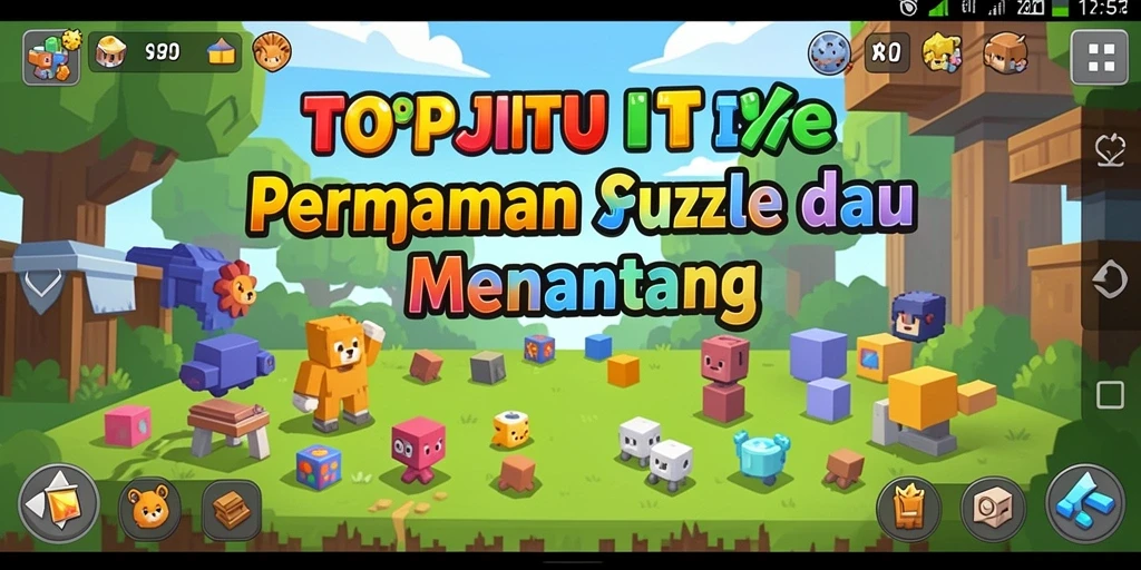 Tampilan gameplay menarik di TOPJITU yang menantang dan seru.